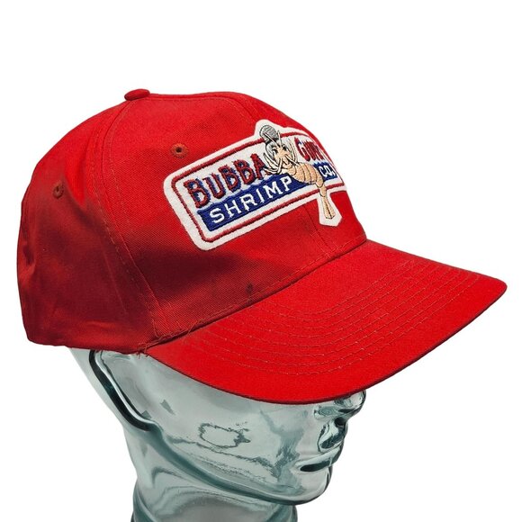 Vintage Bubba Gump Shrimp Company Forrest Red Logo Embroidered Snapback Hat - Picture 10 of 11